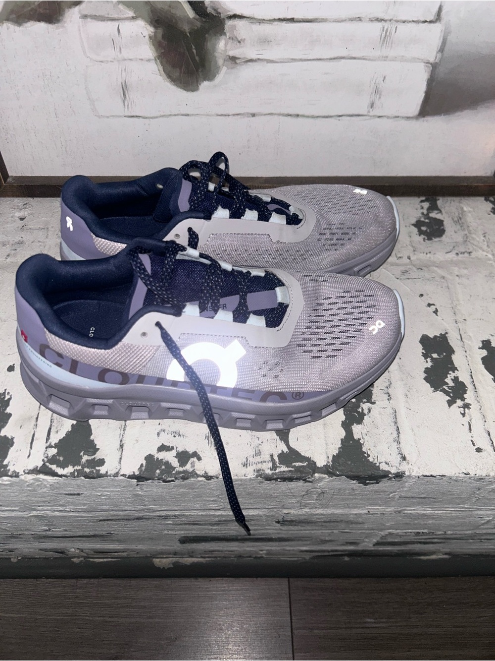 On Running Cloudmonster Lightweight Running Shoes in Artic Purple - Picture 4 of 8